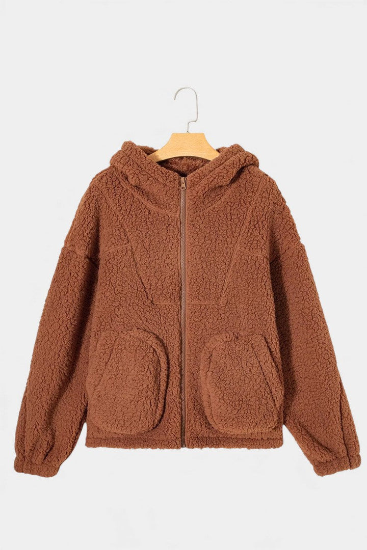 Talia | Cosy Hooded Zip Jacket