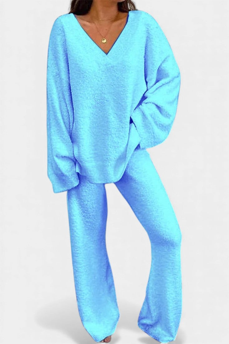 Lauren | Soft V-Neck Two-Piece Set