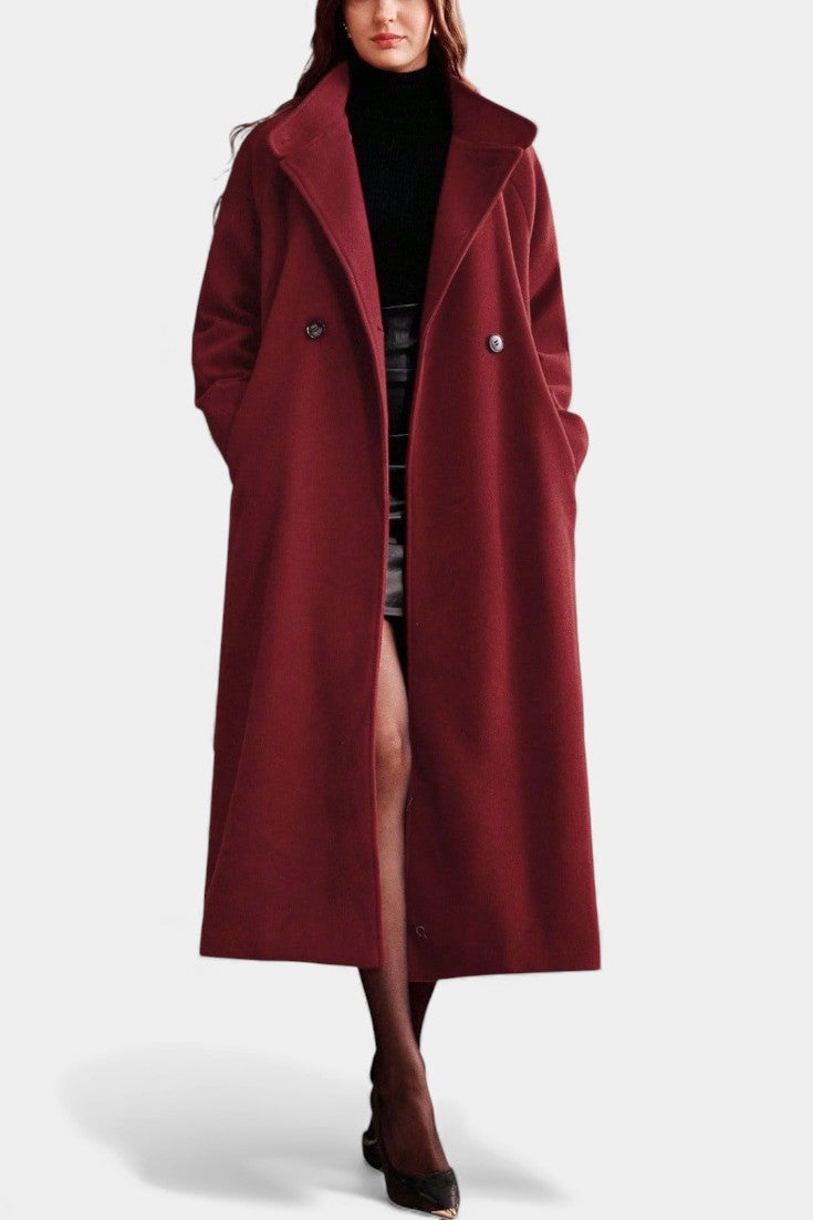 Delphina | Belted Long-Line Coat