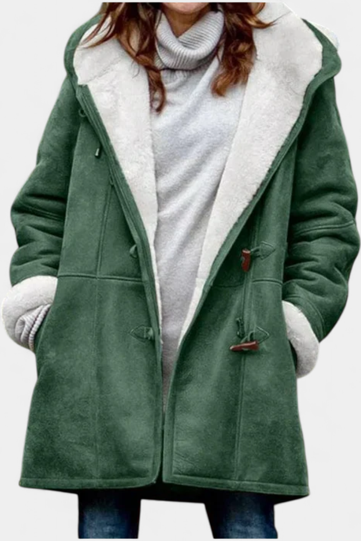 Deanna | Cosy Hooded Toggle Coat