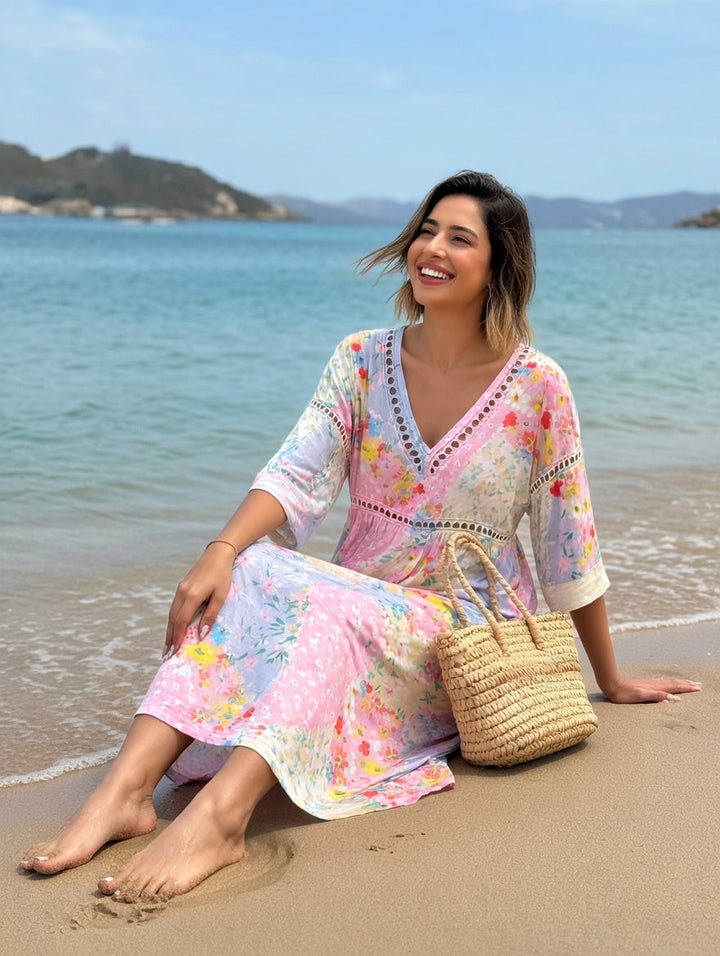 Valerie | Flowing Floral Summer Dress