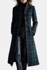 Valentina | Tailored Check Midi Coat