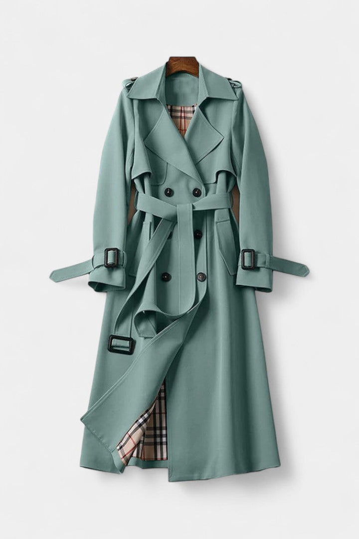 Aurora | Belted Double-Breasted Trench Coat