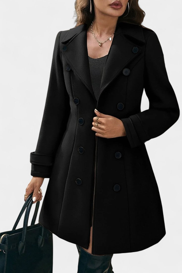 Rhiannon | Double-Breasted Tailored Coat