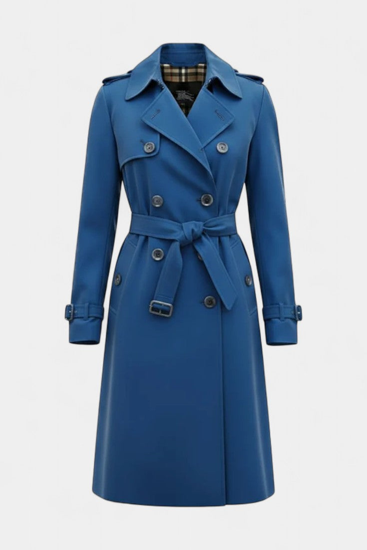 Guinevere | Double-Breasted Belted Trench Coat