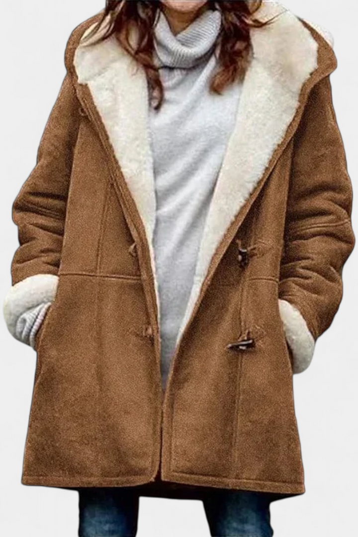 Deanna | Cosy Hooded Toggle Coat