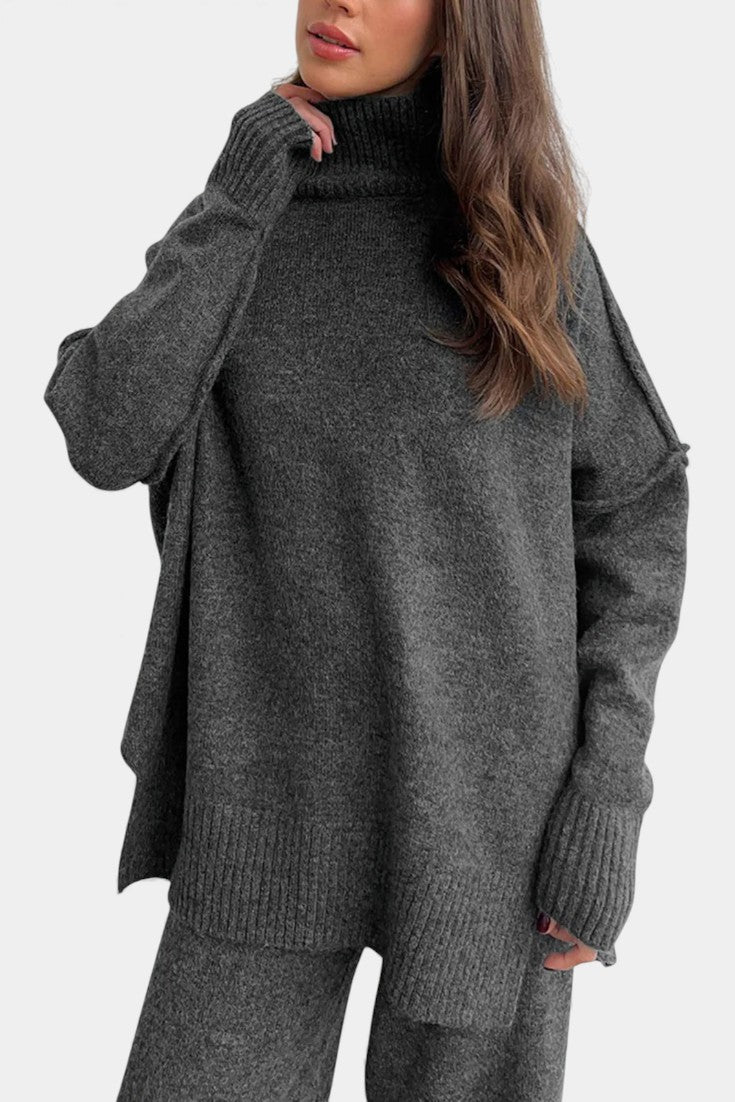 Ines | Relaxed Turtleneck Two-Piece Set