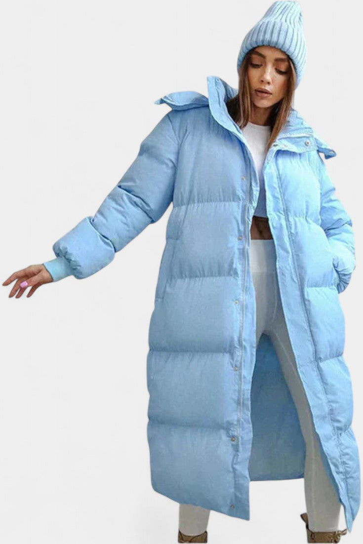 Verity | Longline Hooded Puffer Coat