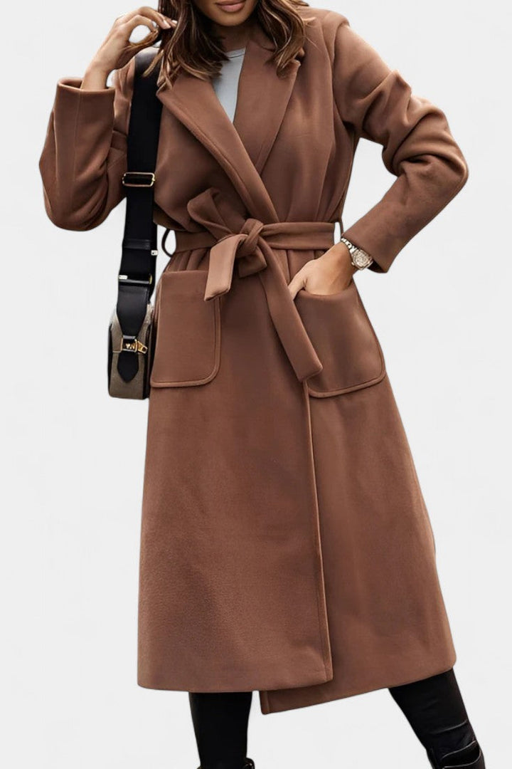 Vivienne | Belted Longline Coat