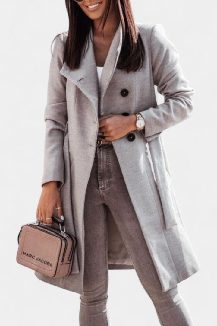Odette | Belted Longline Coat