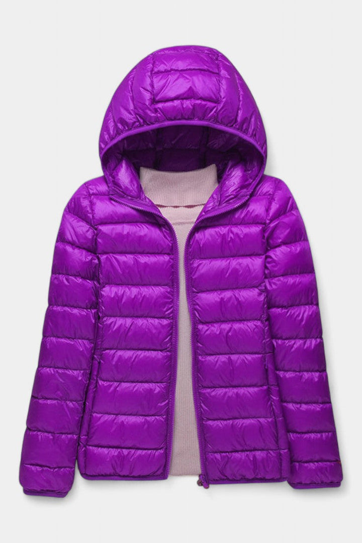 Gabriella | Lightweight Quilted Hooded Jacket