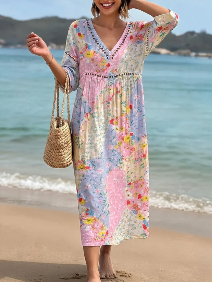 Valerie | Flowing Floral Summer Dress