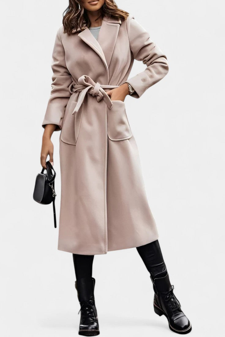 Vivienne | Belted Longline Coat