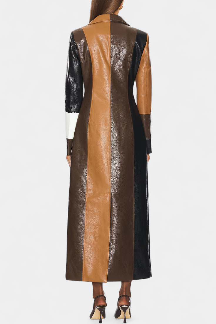 Natalie | Panelled Longline Coat