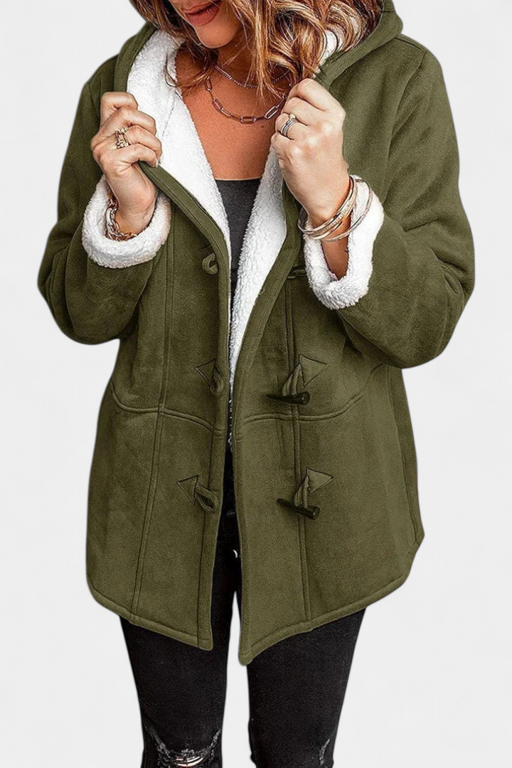 Deanna | Cosy Hooded Toggle Coat