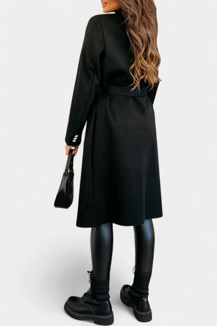 Camille Delacroix | Belted Double-Breasted Coat