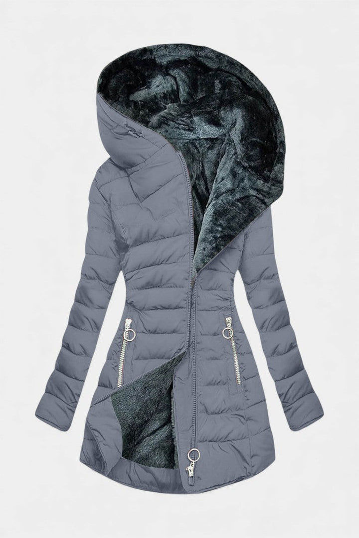 Simone | Cosy Hooded Winter Coat