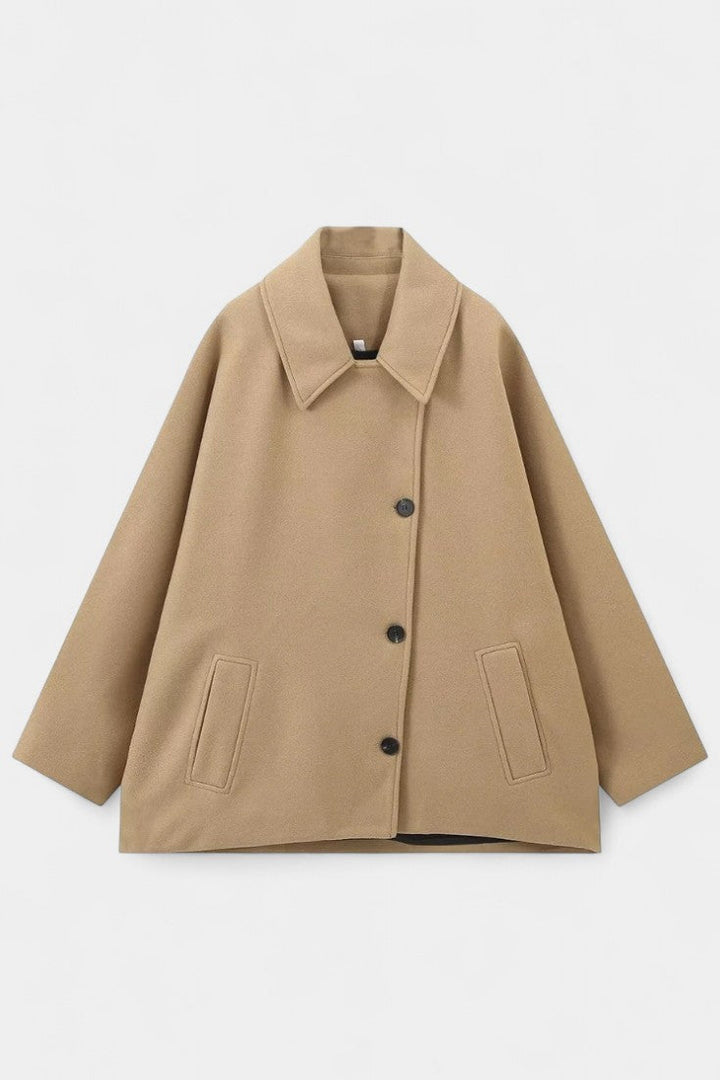 Verena | Draped Batwing Coat