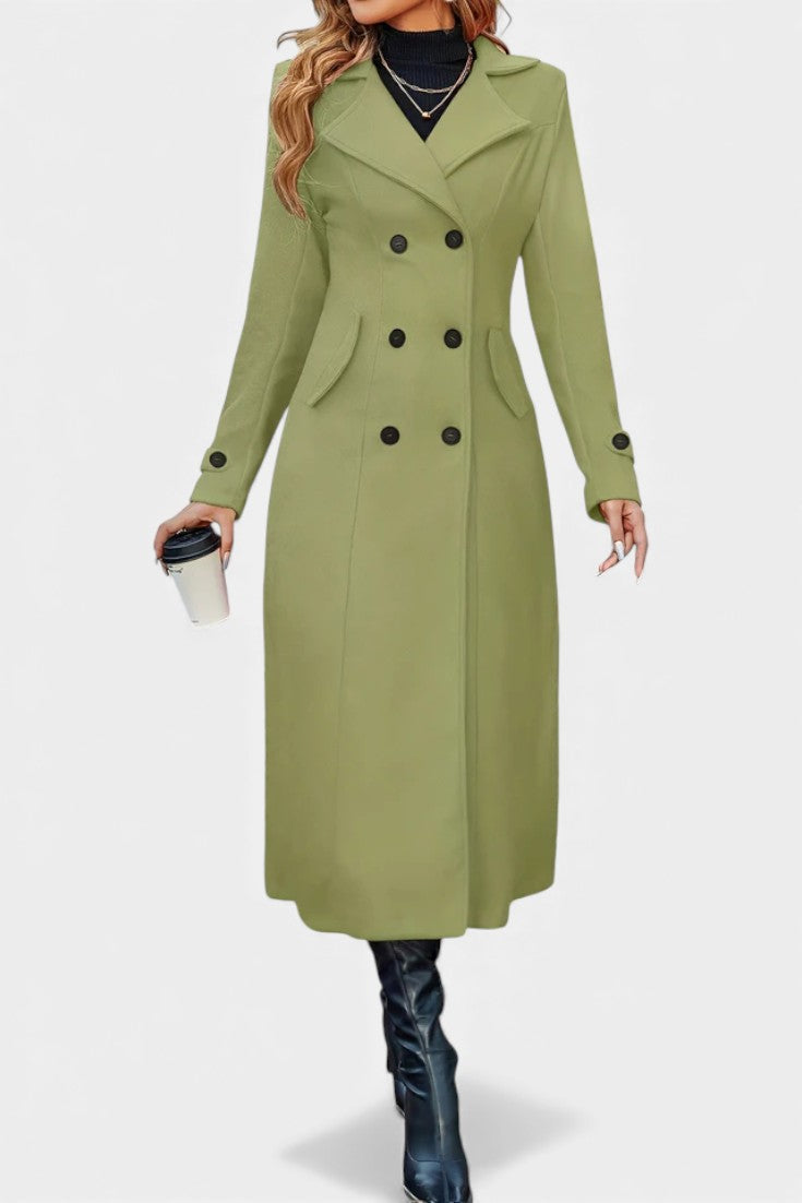 Sloane | Double-Breasted Longline Coat