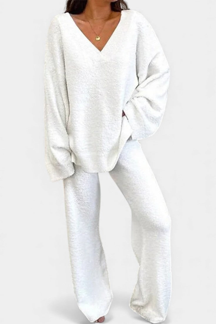 Lauren | Soft V-Neck Two-Piece Set