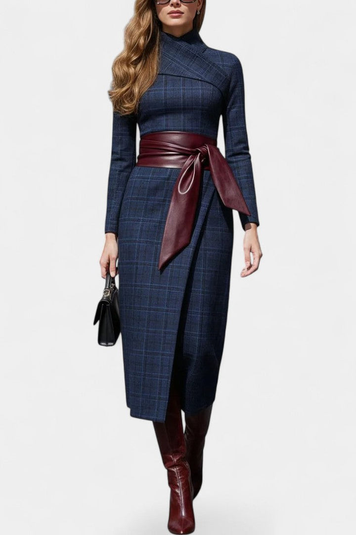 Fleur | Tailored Wrap Midi Skirt