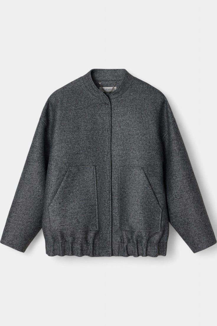 Rosina | Cosy Textured Bomber Jacket