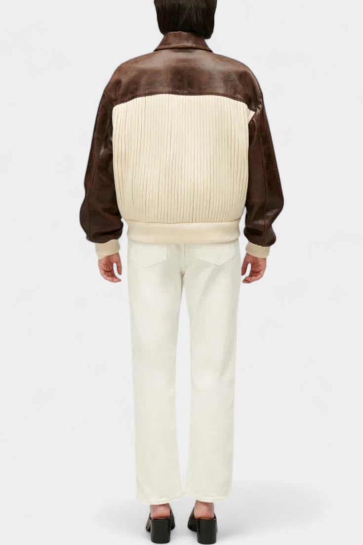 Brigitte | Panelled Bomber Jacket