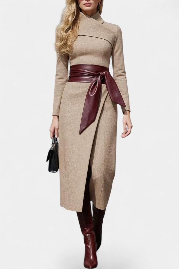Fleur | Tailored Wrap Midi Skirt