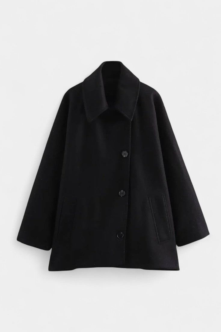 Verena | Draped Batwing Coat