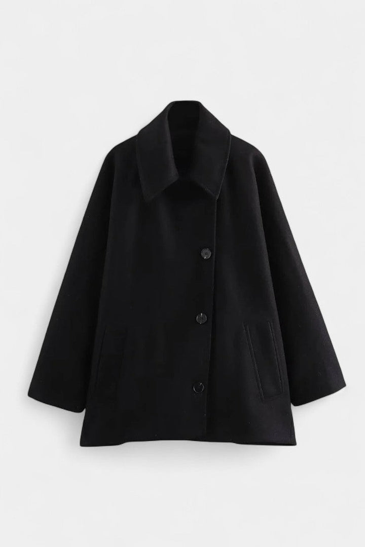 Verena | Draped Batwing Coat