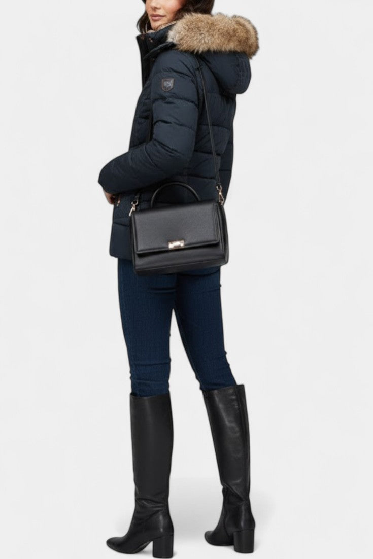 Giselle | Hooded Quilted Winter Jacket