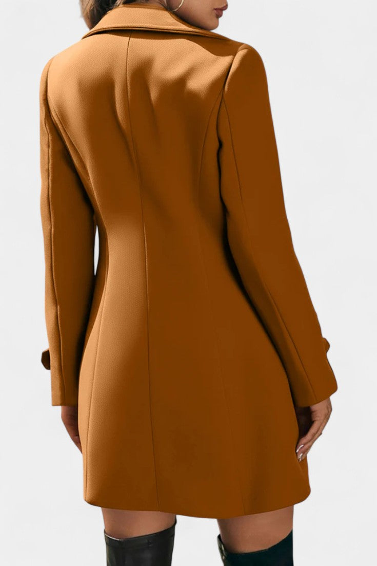 Coraleigh | Tailored Notched-Collar Coat