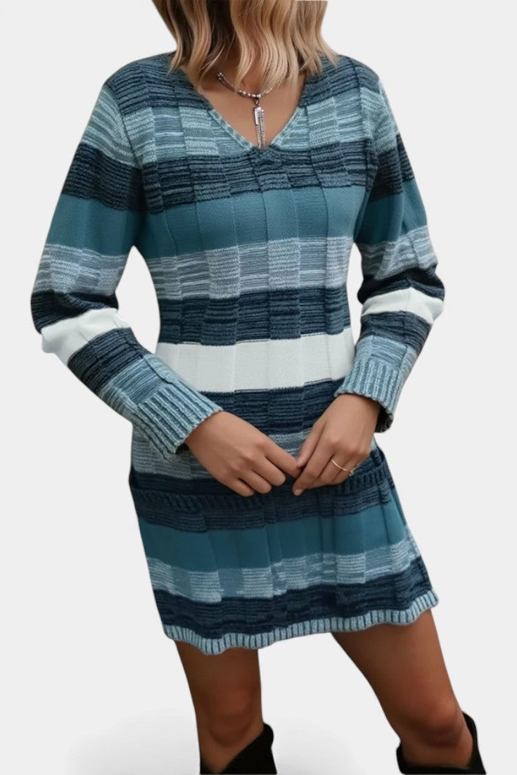 Frances | Striped Sweater Dress