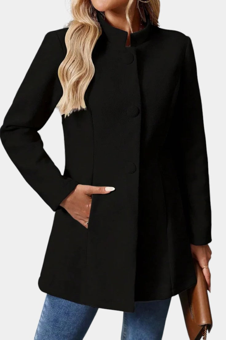 Petra | Tailored High-Collar Coat