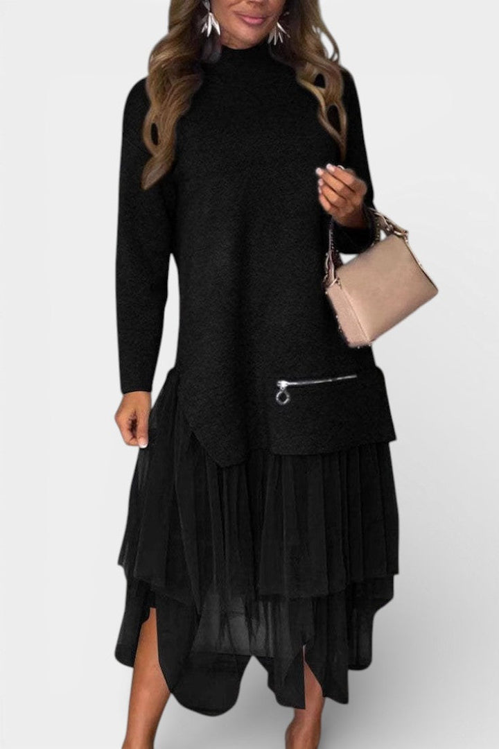 Gwendolyn | Layered Tiered Midi Dress
