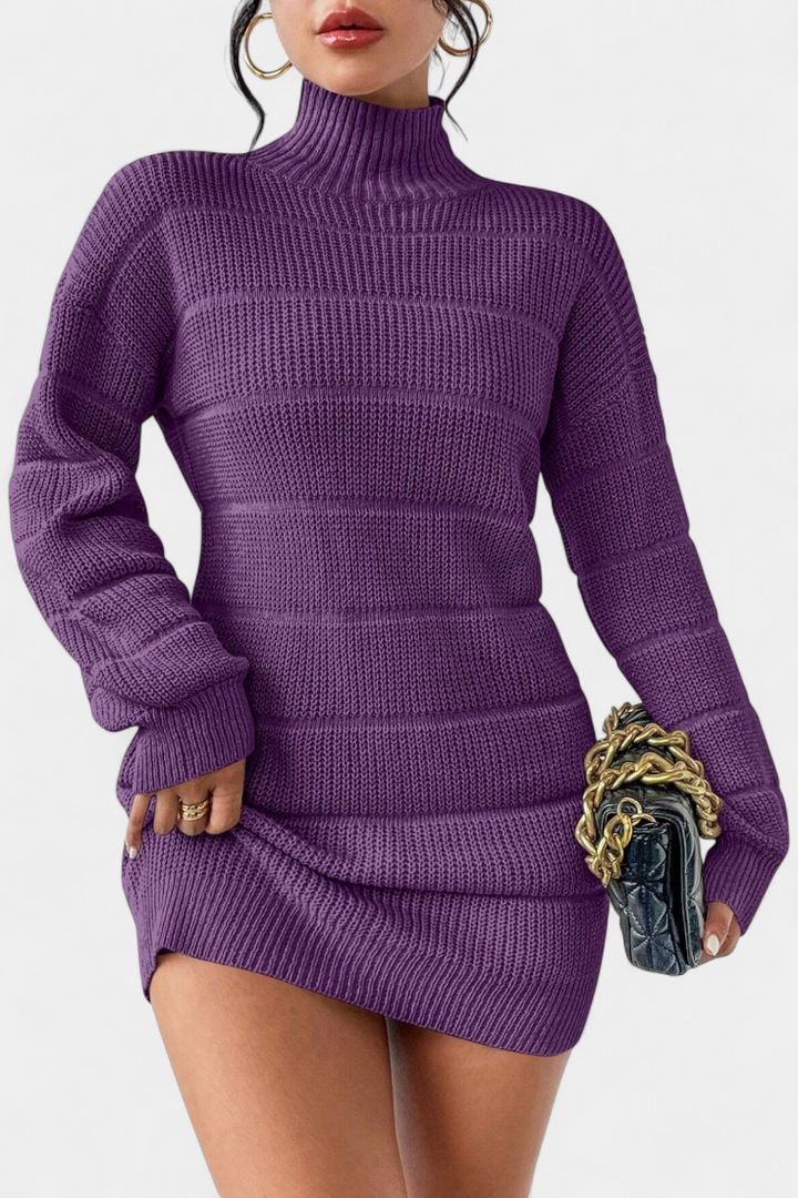 Fiona | Cosy Turtleneck Sweater Dress