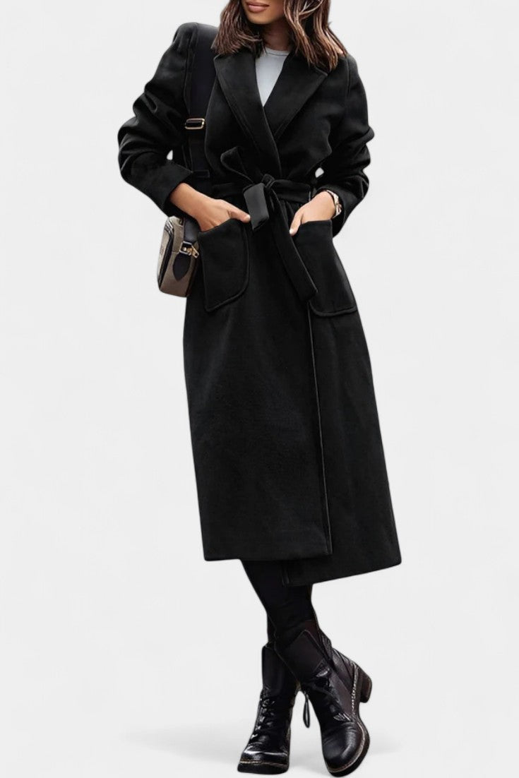 Vivienne | Belted Longline Coat