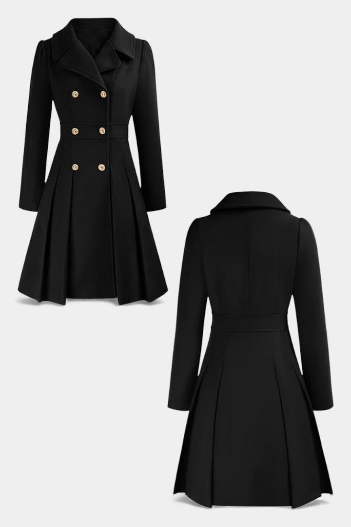 Rosemarie | Double-Breasted Flared Coat