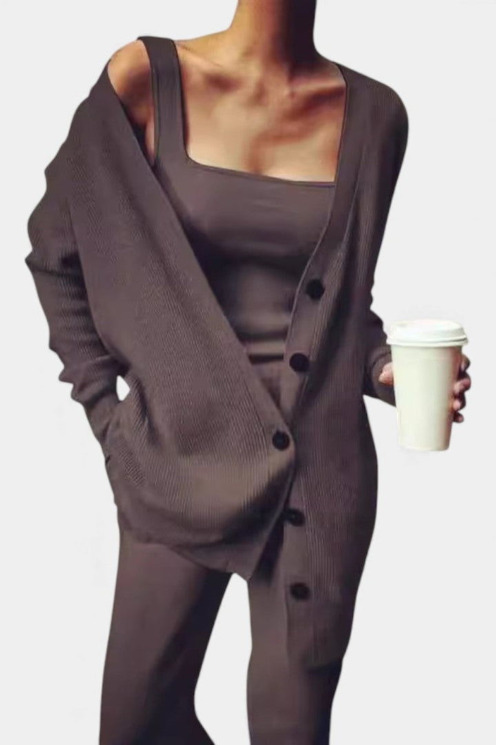 Odalie | Relaxed Loungewear Three-Piece Set