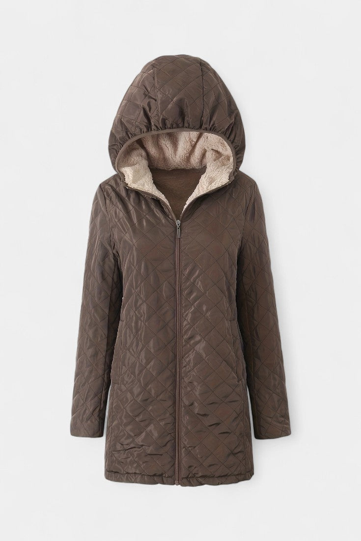 Georgia | Cosy Hooded Quilted Jacket
