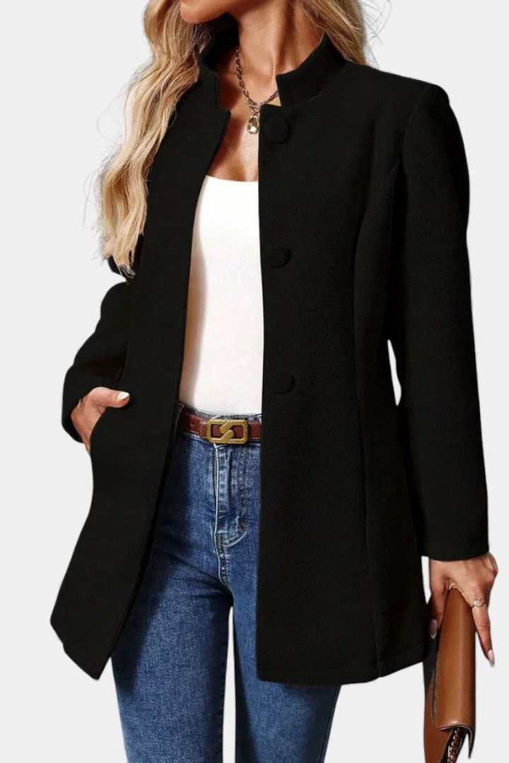 Rosabelle | Refined High-Collar Overcoat