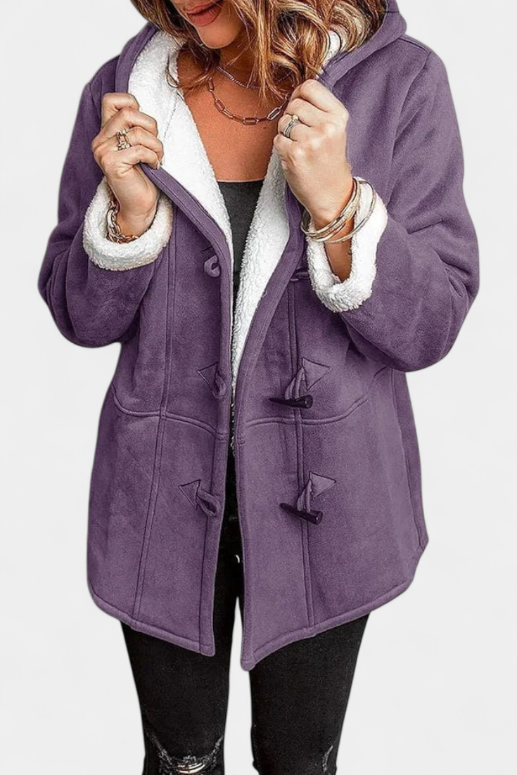 Deanna | Cosy Hooded Toggle Coat