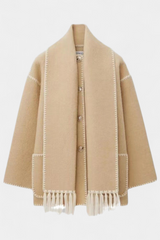 Aurelie | Scarf-Collar Wrap Coat