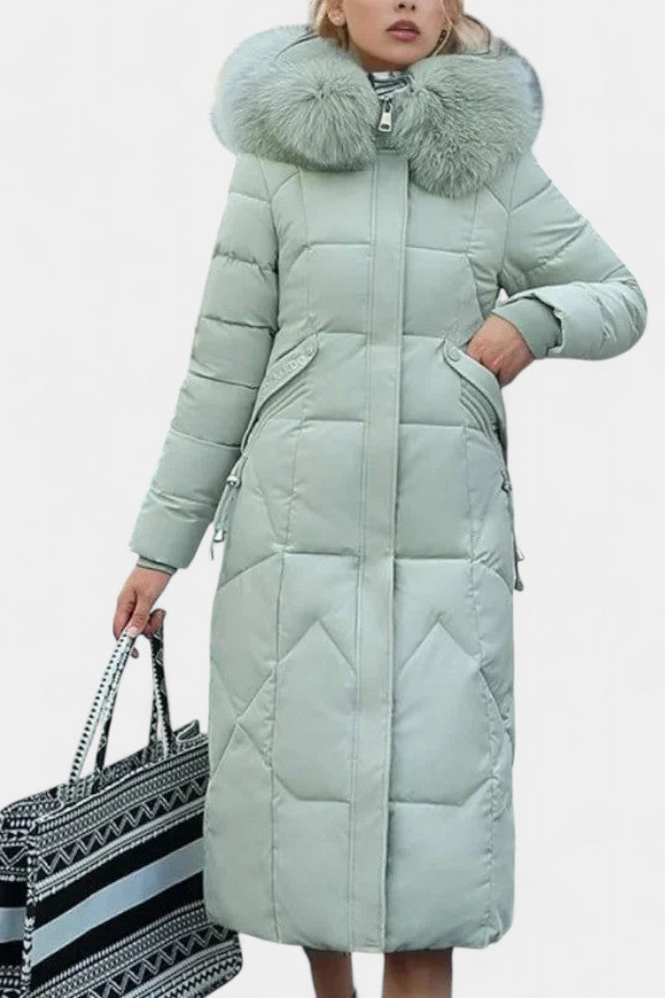 Frances | Longline Hooded Winter Coat