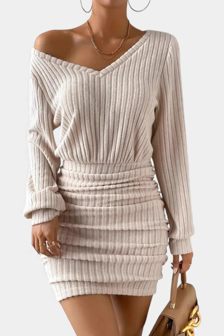 Aurelia | Sculpting Ribbed Dress