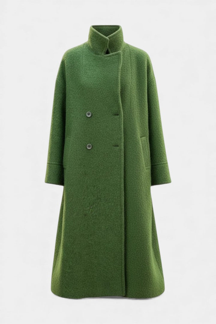 Cornelia | Oversized Double-Breasted Long Coat