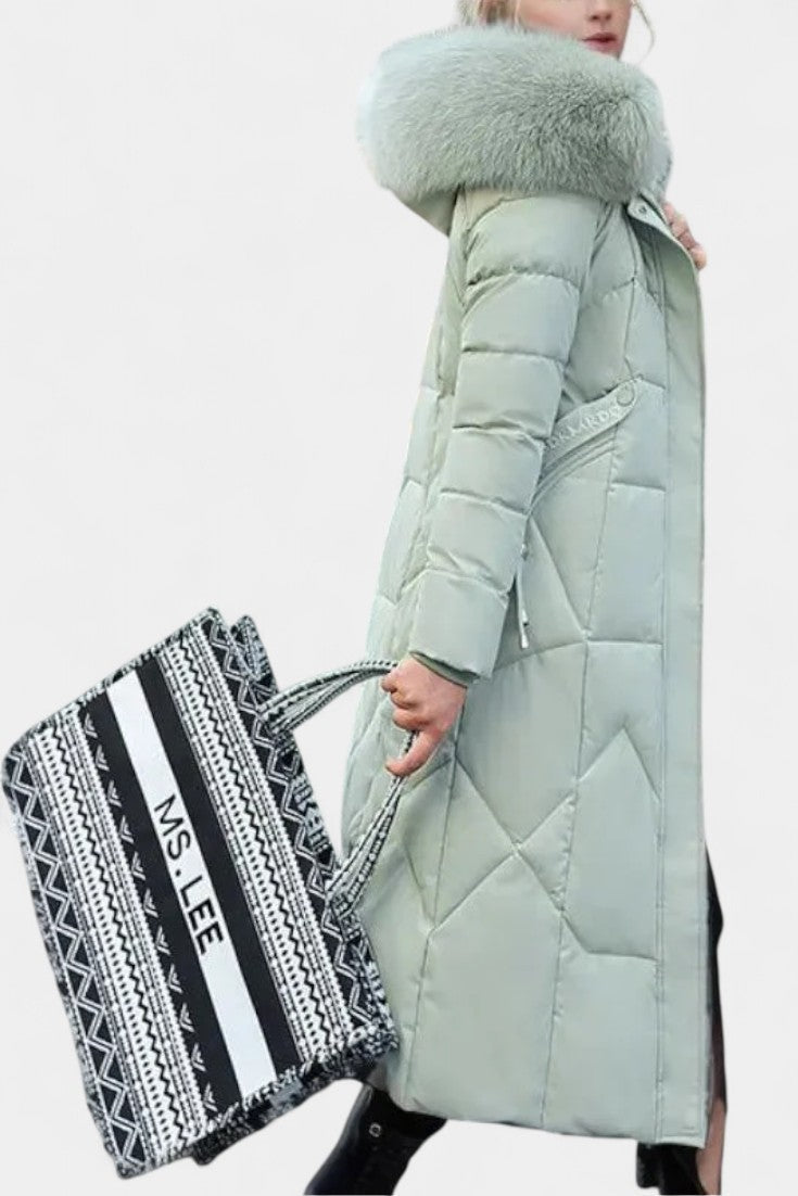 Frances | Longline Hooded Winter Coat