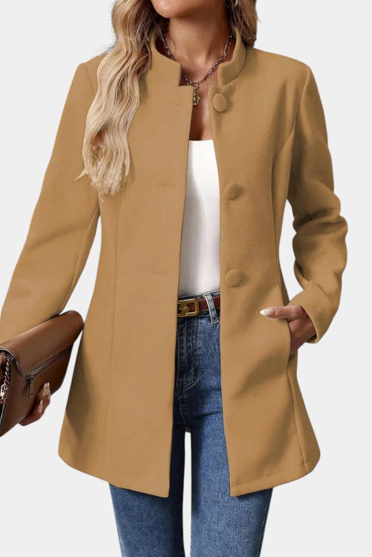 Petra | Tailored High-Collar Coat