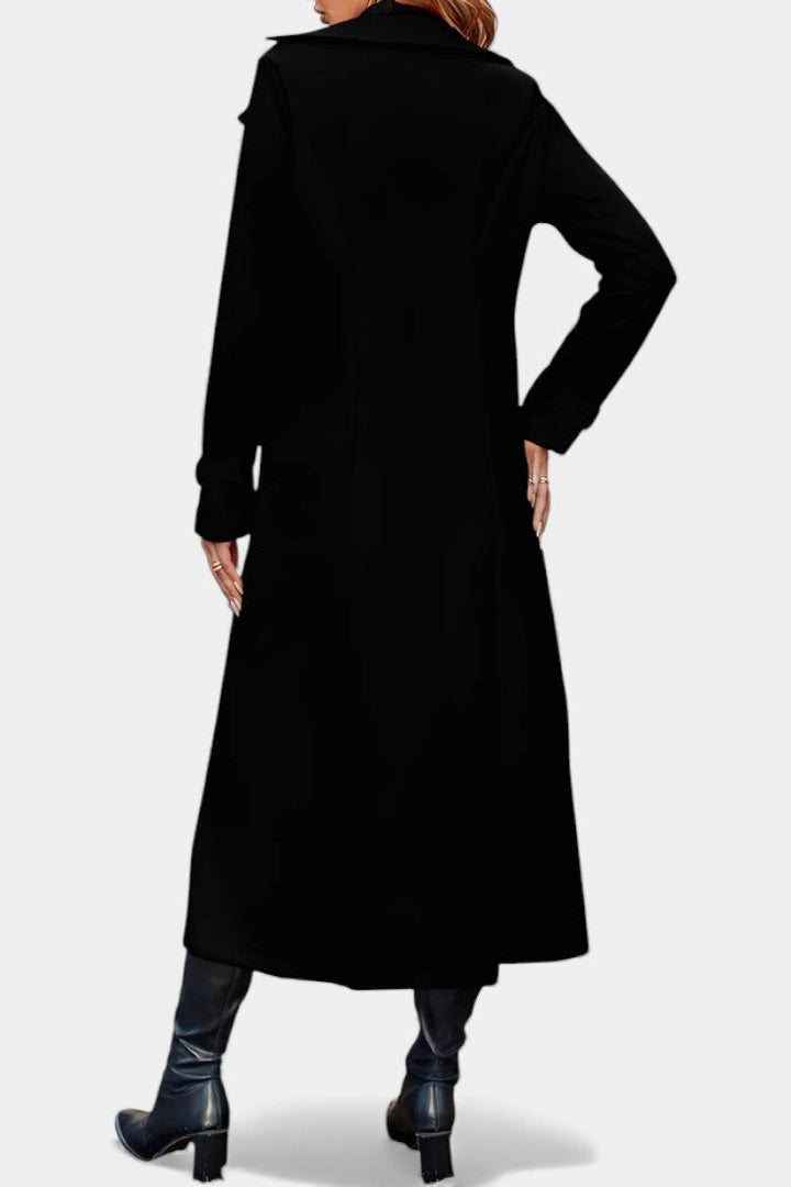 Philippa | Tailored Double-Breasted Long Coat