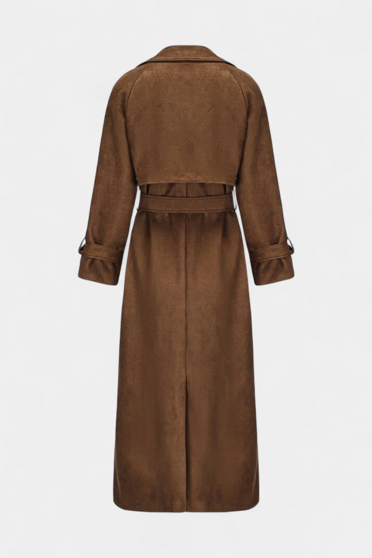 Sybil | Belted Longline Trench Coat